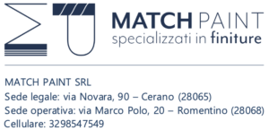Logo Match Paint, sponsor del Judo Club Castellanza