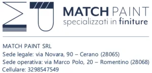 Logo Match Paint, sponsor del Judo Club Castellanza